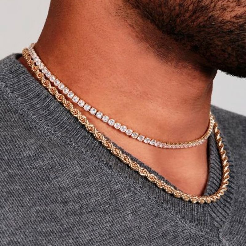 Colar Cordao Baiano 5mm C/fecho Boia 45cm