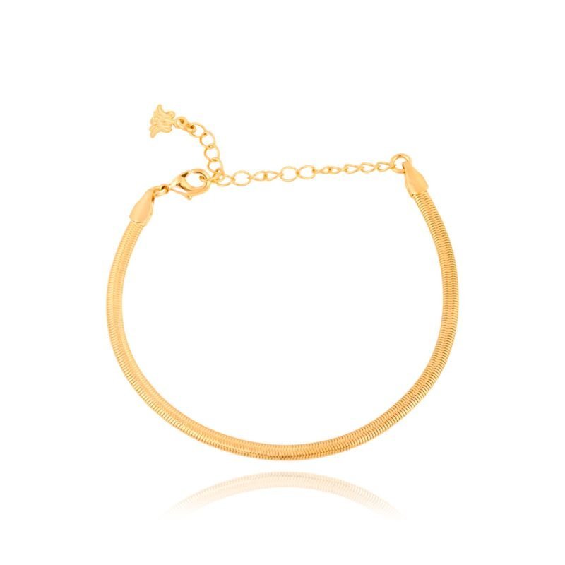 Pulseira Fita 4mm C/fecho Lagosta