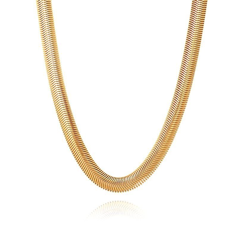 Colar Lacraia 8mm C/fecho Lagosta 40/45cm