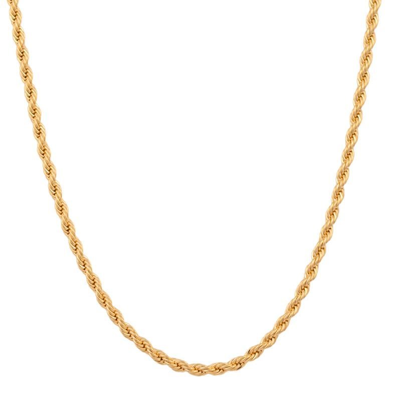 Colar Cordao Baiano 2mm C/fecho Boia 45cm