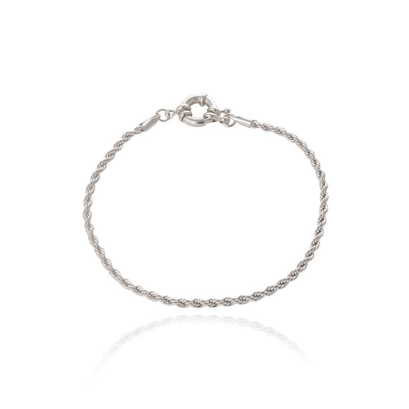 Pulseira Cordao Baiano 2mm C/fecho Boia