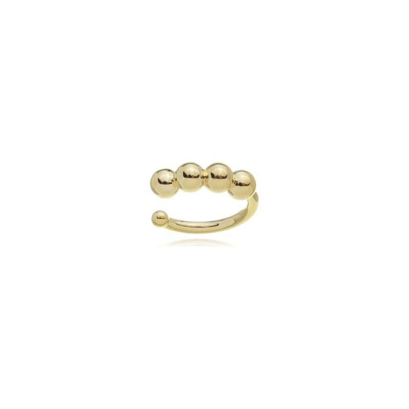 Brinco Clip C/4 Bolinha 4mm