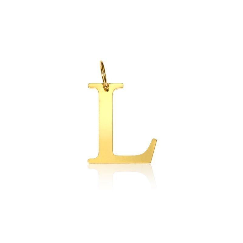 Pingente De Letra Lisa