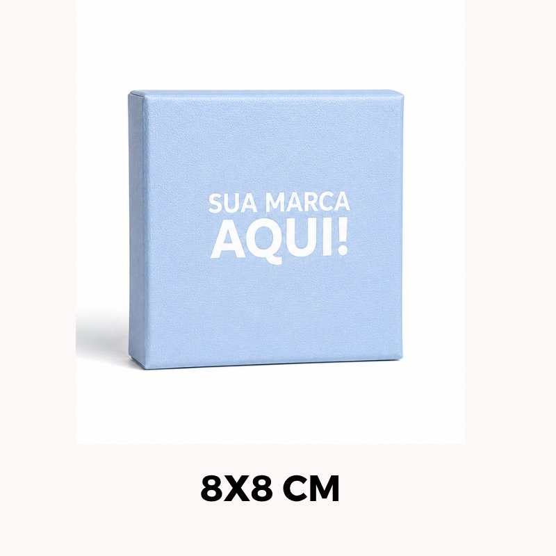 Mini Caixa Personalizada Cliente 8x8 Cm