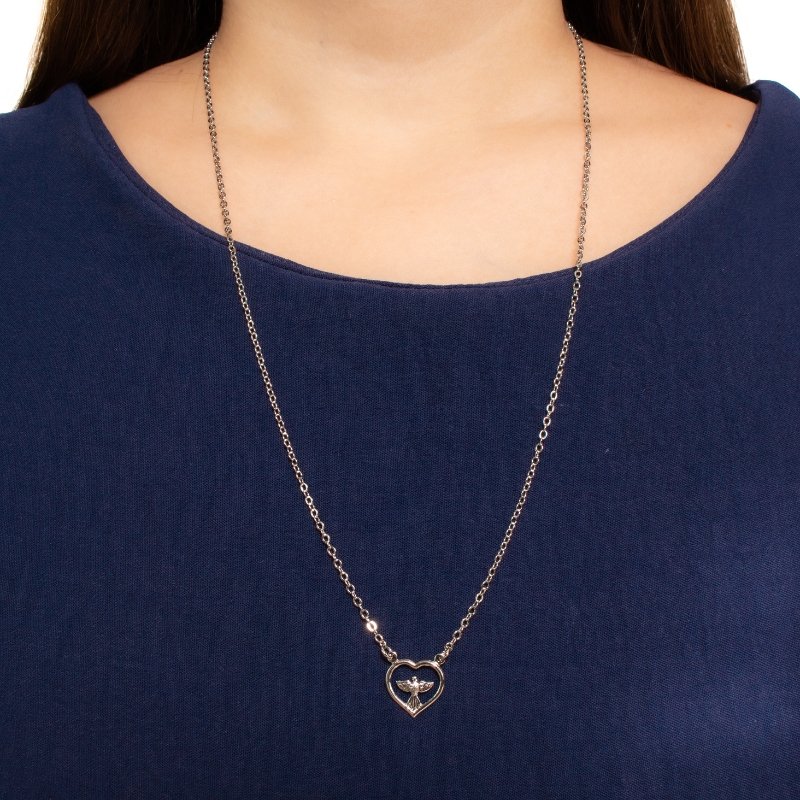 Escapulário Coração Com Espirito Santo E Nossa Sra Aparecida 60cm