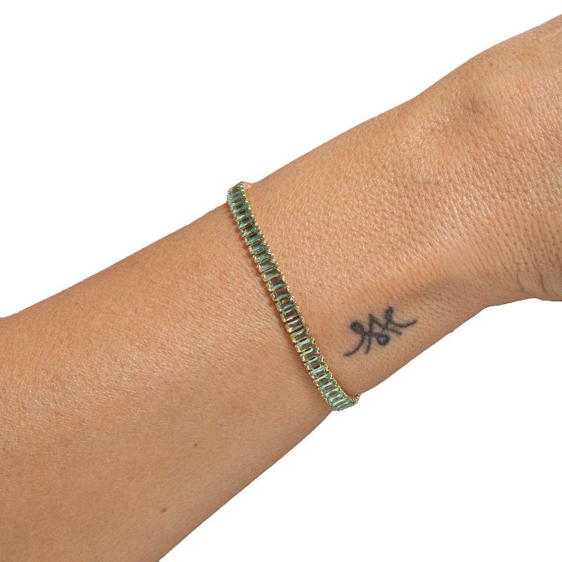 Pulseira Riviera Baguete Color