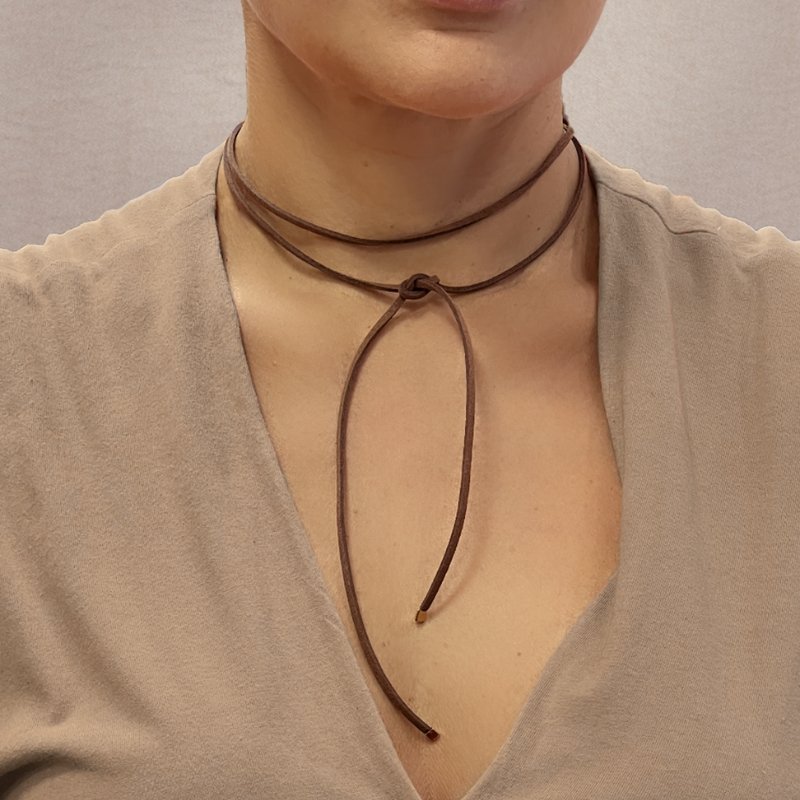 Colar Fita Courinho Lisa 1,10cm