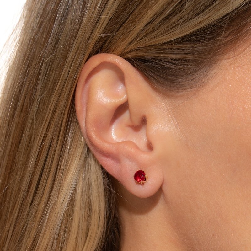 Brinco Redondo Ponto De Luz 5mm