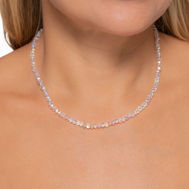 Colar Fio De Vidro 4mm 40/45cm