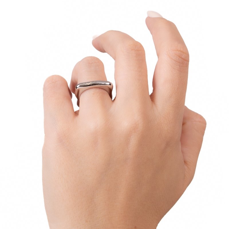 Anel Quadrado Organico Regulavel