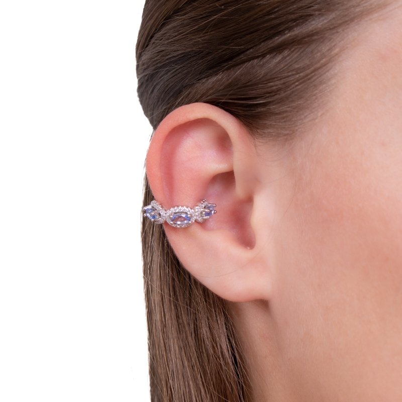 Brinco Piercing Fake Cravejado